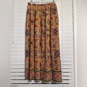🛍️Earth Bound Open front maxi skirt Size L Excellent condition.